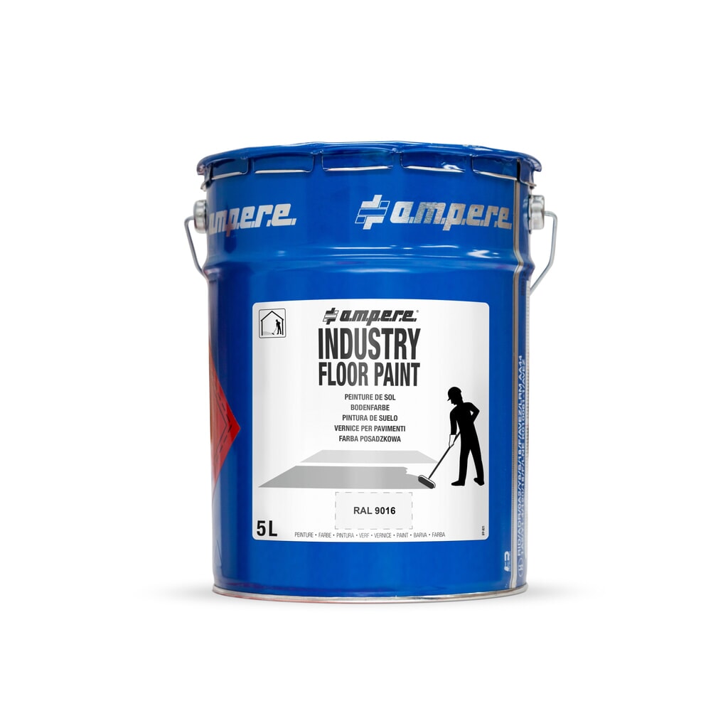 Zdjęcie produktu nr 1: A.M.P.E.R.E. Farba do znakowania podłoża Traffic Floor Paint, 5 l, czarna