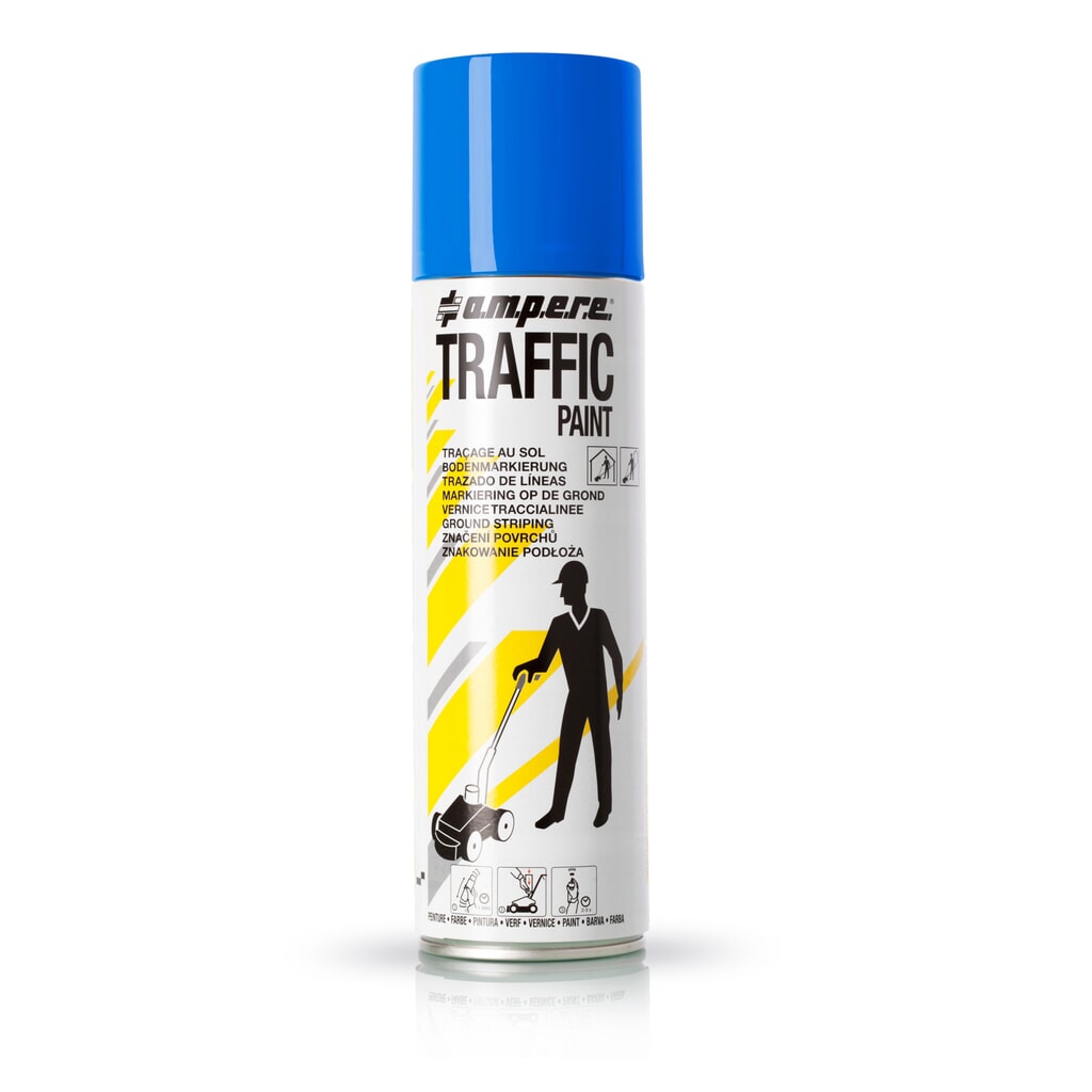 Zdjęcie produktu: A.M.P.E.R.E. Farba do znakowania TRAFFIC 0,5 l, niebieska