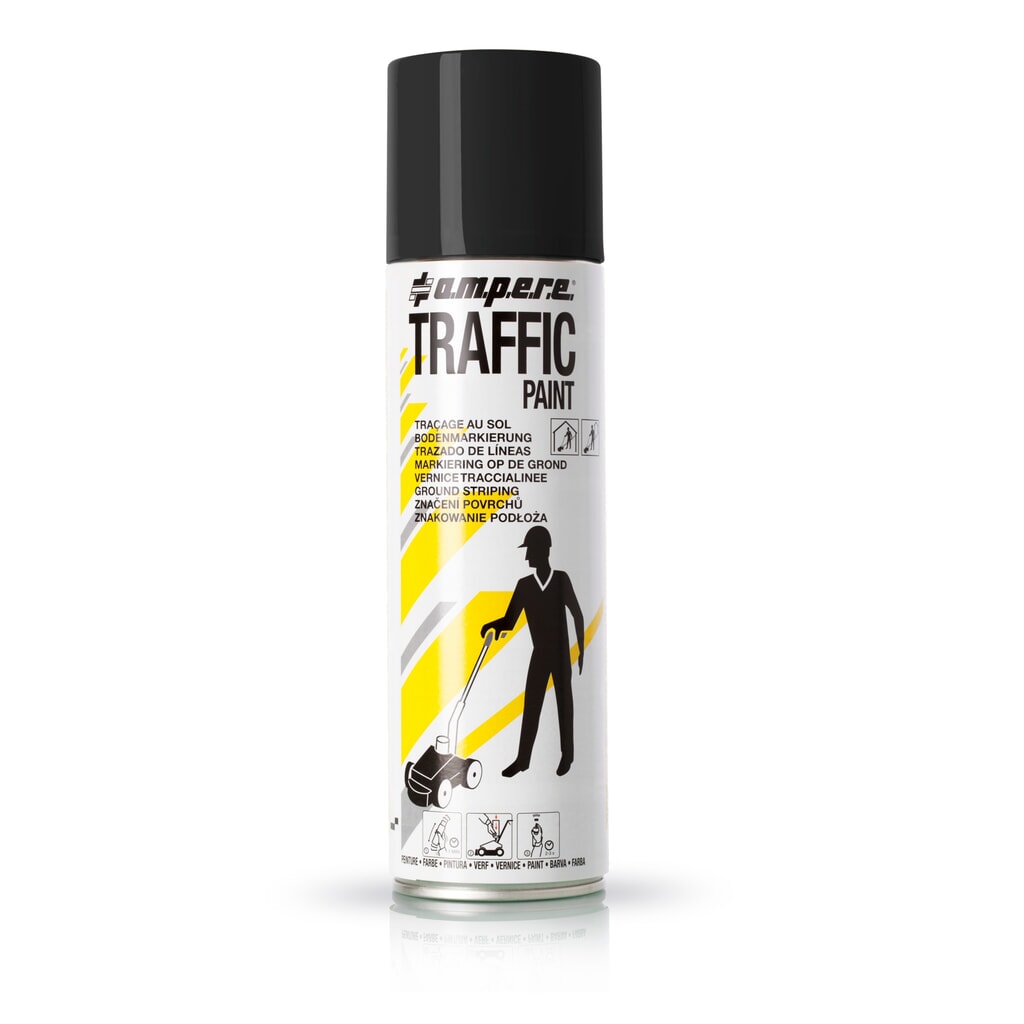 Zdjęcie produktu: A.M.P.E.R.E. Farba do znakowania TRAFFIC 0,5 l, czarna