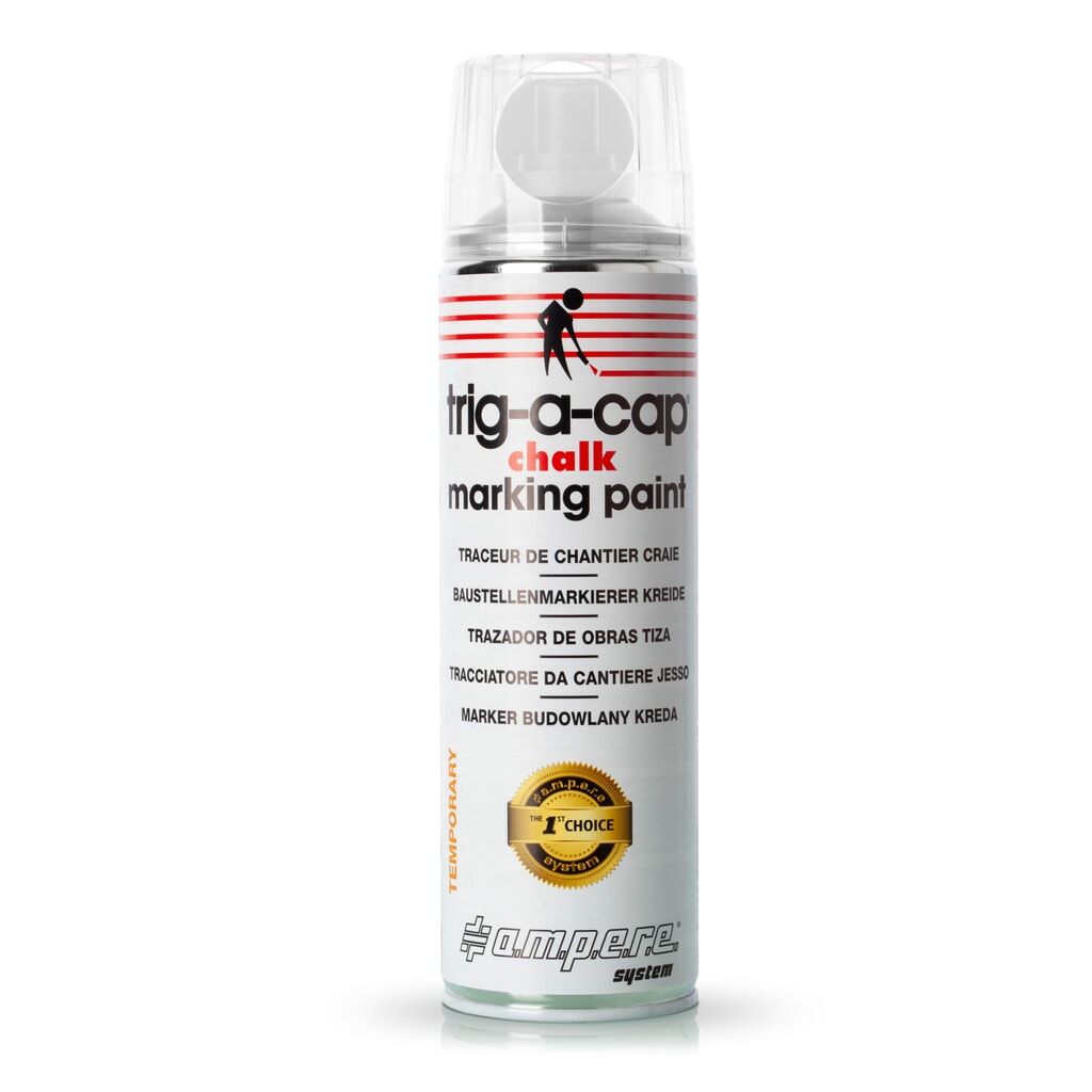 A.M.P.E.R.E. Kreda w sprayu trig-a-cap® chalk, 500 ml, 12 szt./opakowanie, biała Zdjęcie produktu: A.M.P.E.R.E. Kreda w sprayu trig-a-cap® chalk, 500 ml, 12 szt./opakowanie, biała