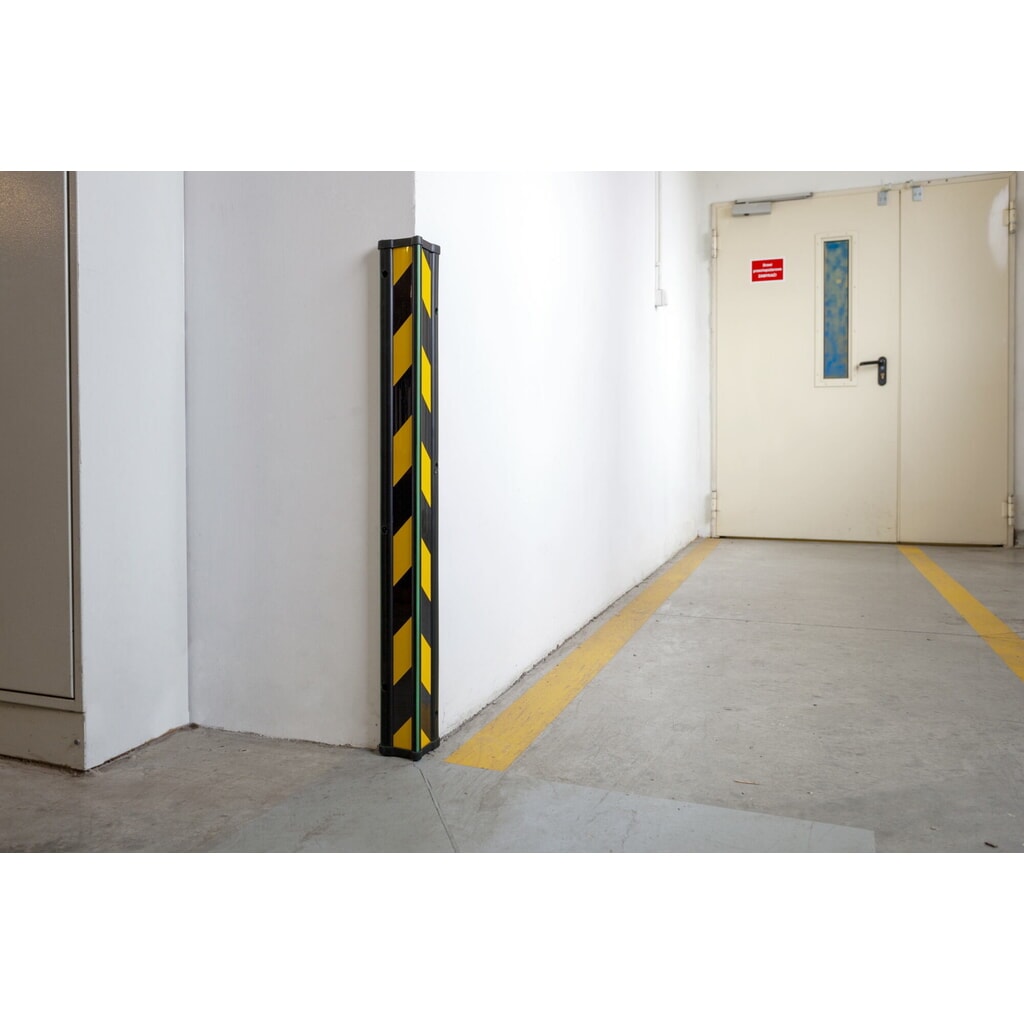 A.M.P.E.R.E. Ochrona przed uderzeniami do krawędzi, kształt kątowy, do montażu, wys. x dł. 84 x 900 mm Zdjęcie produktu nr 4: A.M.P.E.R.E. Ochrona przed uderzeniami do krawędzi, kształt kątowy, do montażu, wys. x dł. 84 x 900 mm