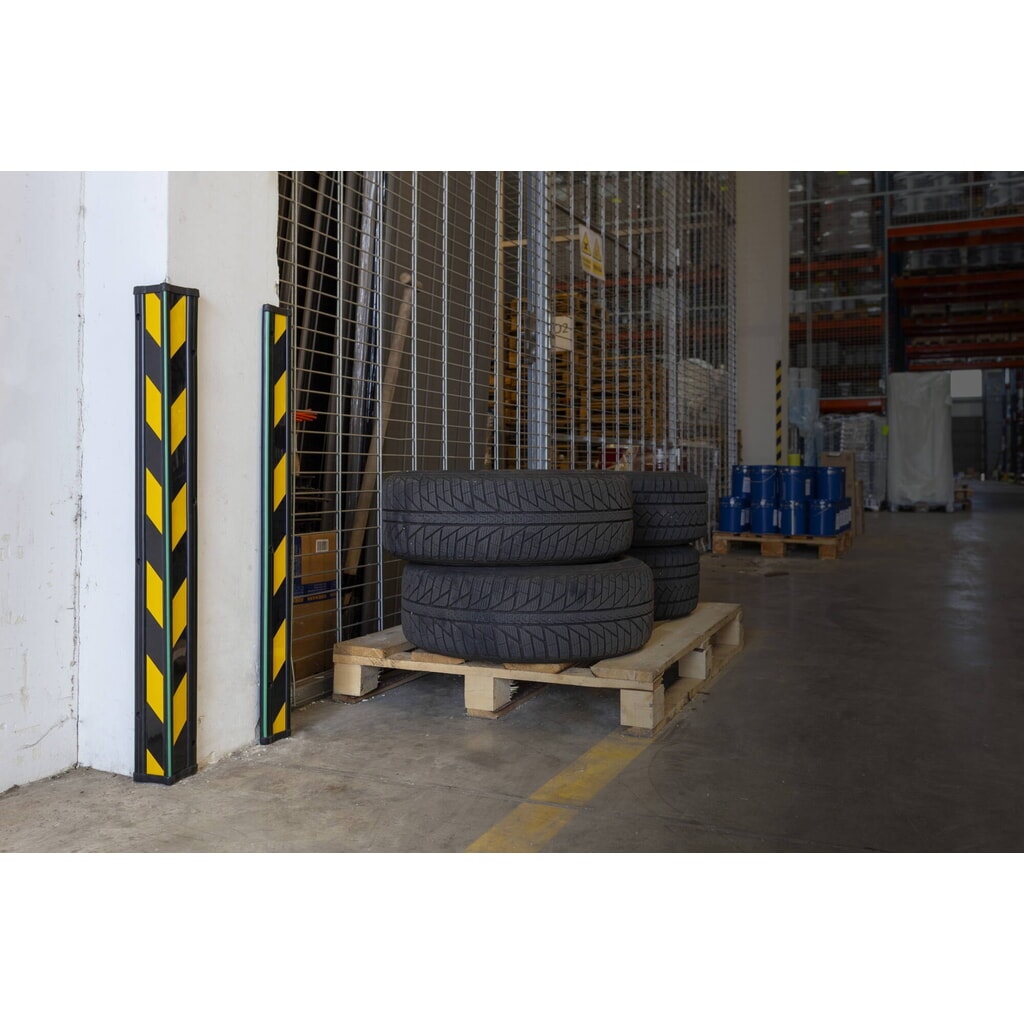 Zdjęcie produktu nr 6: A.M.P.E.R.E. Ochrona przed uderzeniami do krawędzi, kształt kątowy, do montażu, wys. x dł. 84 x 900 mm