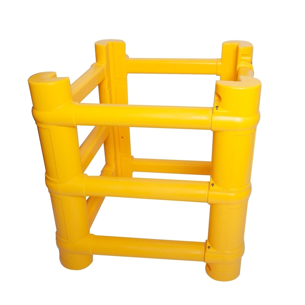 Zdjęcie produktu: A.M.P.E.R.E. Uniwersalne zabezpieczenie przed kolizją do słupów Rack Mammut® do docinania na wymiar, wysokość 1000 mm, do słupów o wymiarach szer. x gł. 200 x 200 mm