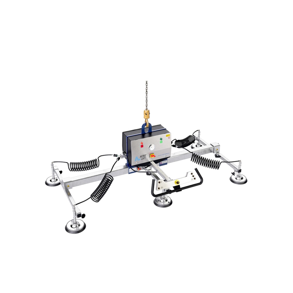 AERO-LIFT® podnośnik próżniowy ADVANCE, z 6 przyssawkami, udźwig 150 kg Zdjęcie produktu: AERO-LIFT® podnośnik próżniowy ADVANCE, z 6 przyssawkami, udźwig 150 kg