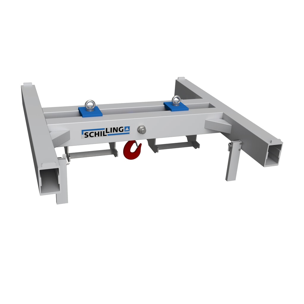 Zdjęcie produktu: Aluminiowa poprzecznica nośna SCHILLING do worków Big Bag, maks. profil wideł 240 x 114 mm, udźwig 1500 kg