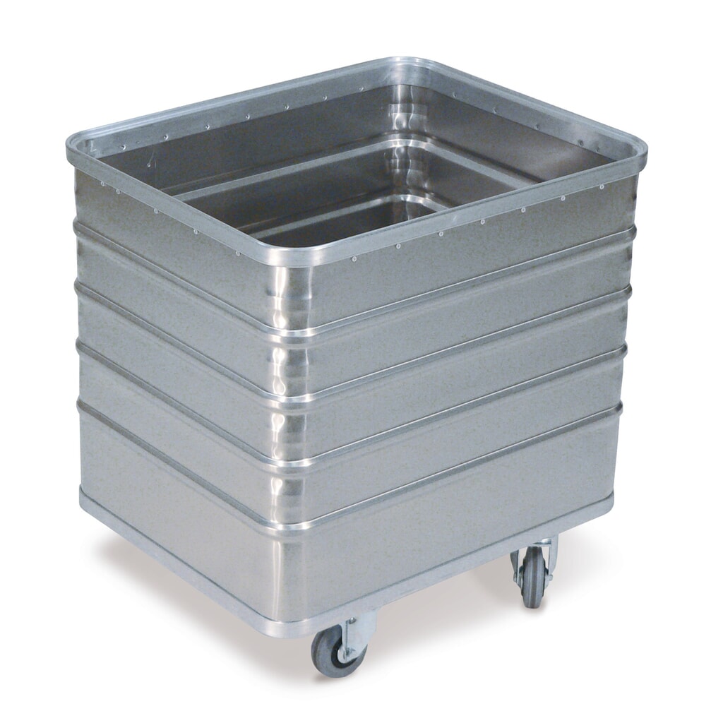 Zdjęcie produktu nr 1: Aluminiowy wózek skrzyniowy z pełną ścianą, pojemność 223 l