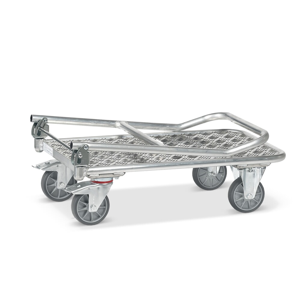 Wózek transportowy fetra® z aluminium, powierzchnia ładunkowa szer. x gł. 450 x 720 mm Zdjęcie produktu nr 4: Wózek transportowy fetra® z aluminium, powierzchnia ładunkowa szer. x gł. 450 x 720 mm