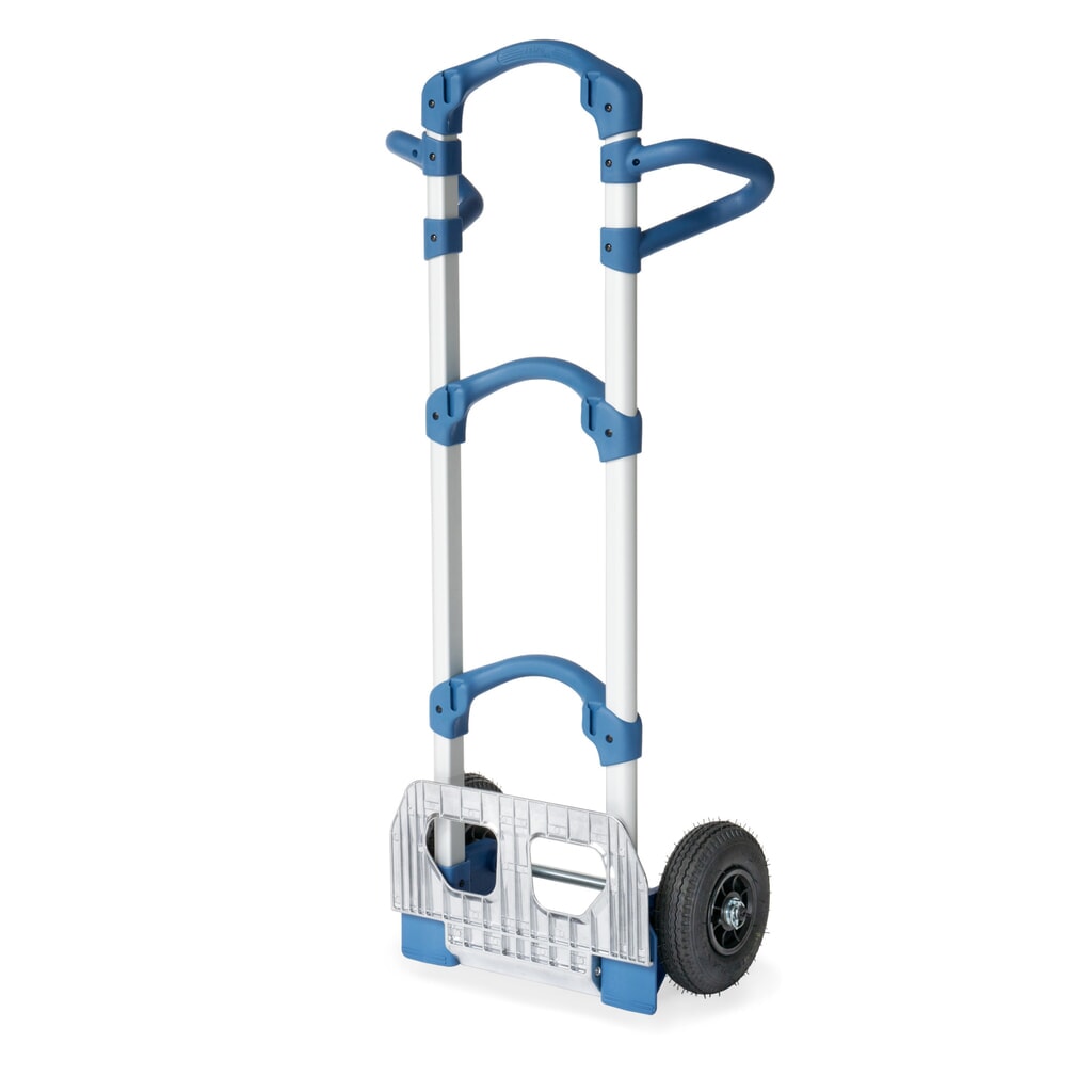 Składany aluminiowy wózek transportowy fetra® Wuppi, udźwig 200 kg, szufla szer. x gł. 425 x 165 mm Zdjęcie produktu nr 3: Składany aluminiowy wózek transportowy fetra® Wuppi, udźwig 200 kg, szufla szer. x gł. 425 x 165 mm