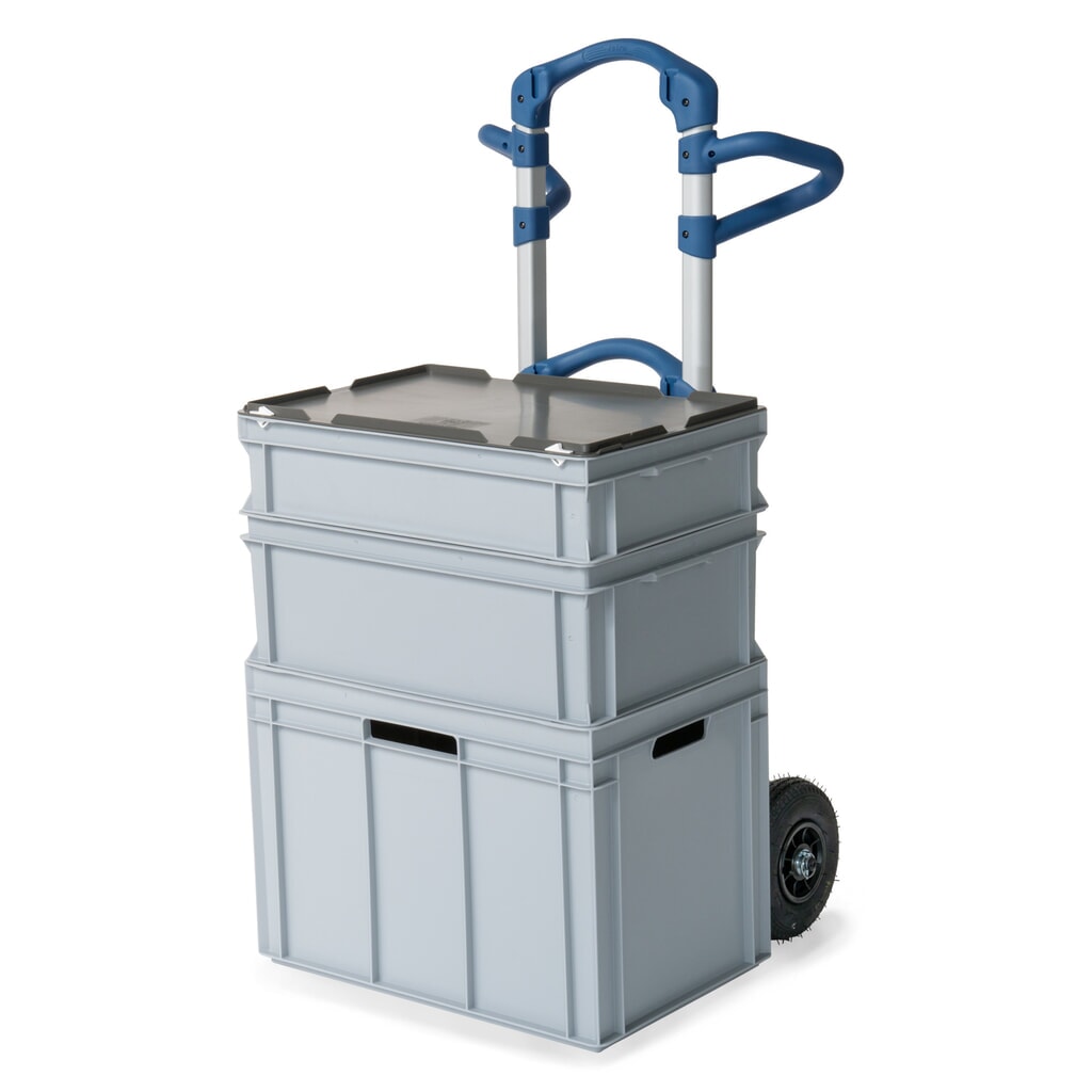 Zdjęcie produktu nr 6: Składany aluminiowy wózek transportowy fetra® Wuppi, udźwig 200 kg, szufla szer. x gł. 425 x 165 mm