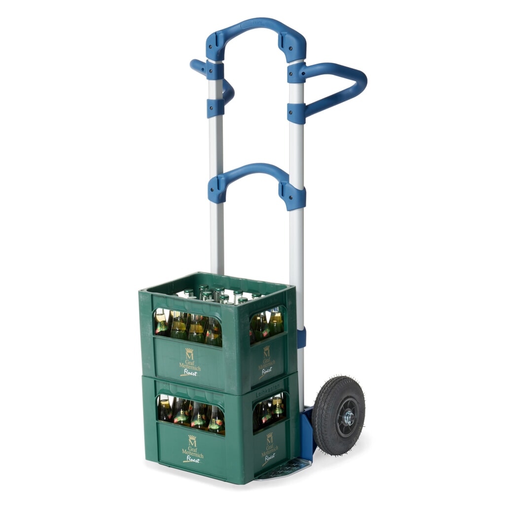 Zdjęcie produktu nr 9: Składany aluminiowy wózek transportowy fetra® Wuppi, udźwig 200 kg, szufla szer. x gł. 425 x 165 mm