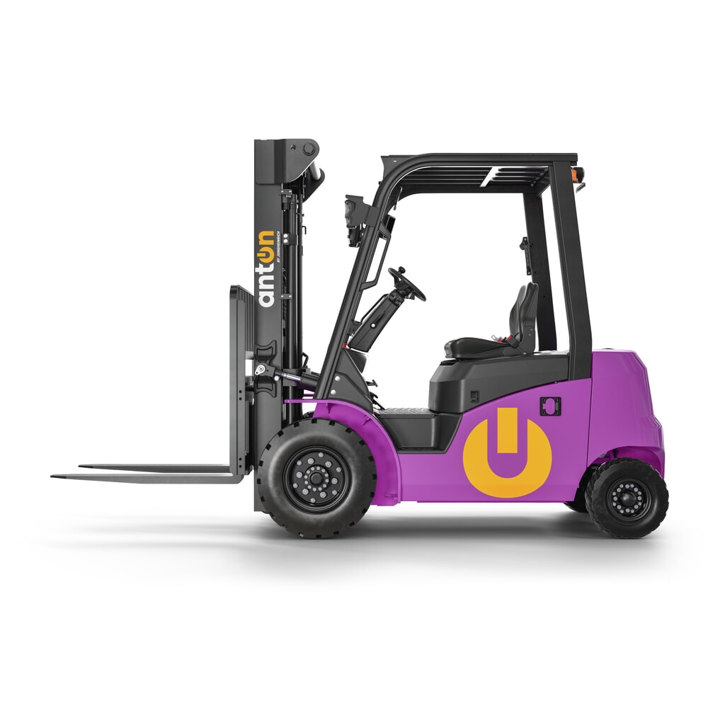Zdjęcie produktu nr 3: AntOn by Jungheinrich elektryczny wózek widłowy CBH 2.5 z podwójnym masztem teleskopowym, wysokość podnoszenia 3 300 mm, udźwig 2500 kg, w tym ładowarka zewnętrzna 80 V, 60 A, CEE, 4-pinowa