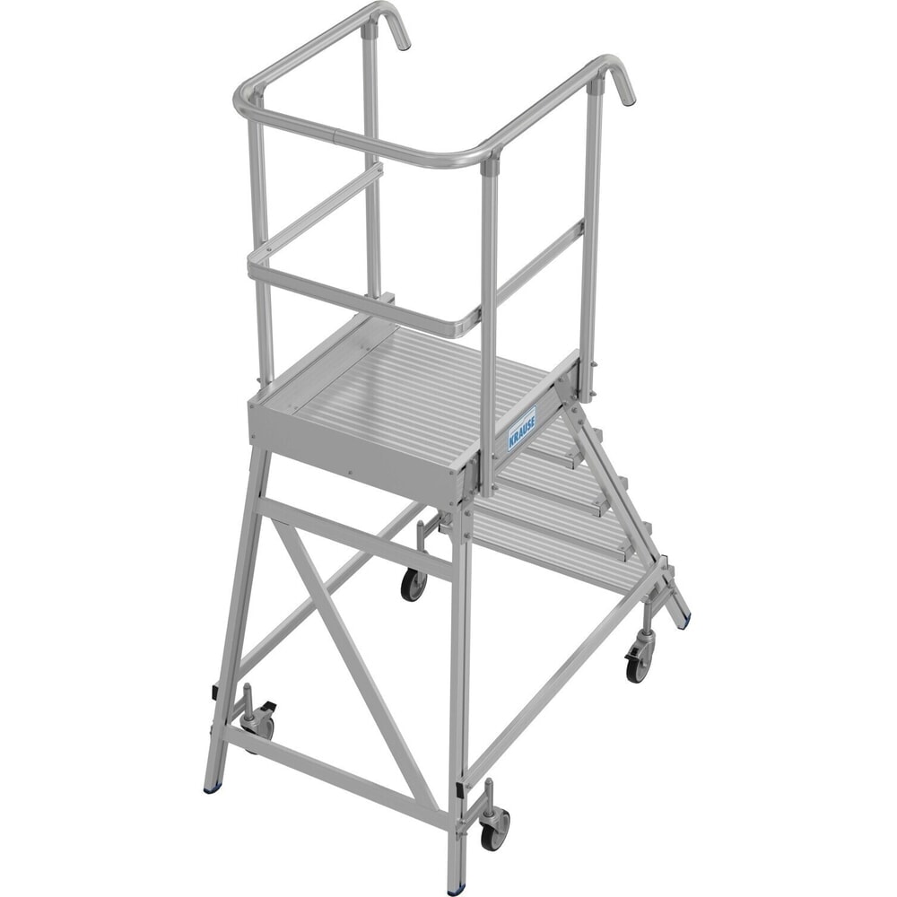 Zdjęcie produktu nr 10: Drabina z podestem KRAUSE®, przejezdna, wysokość 1,20 m