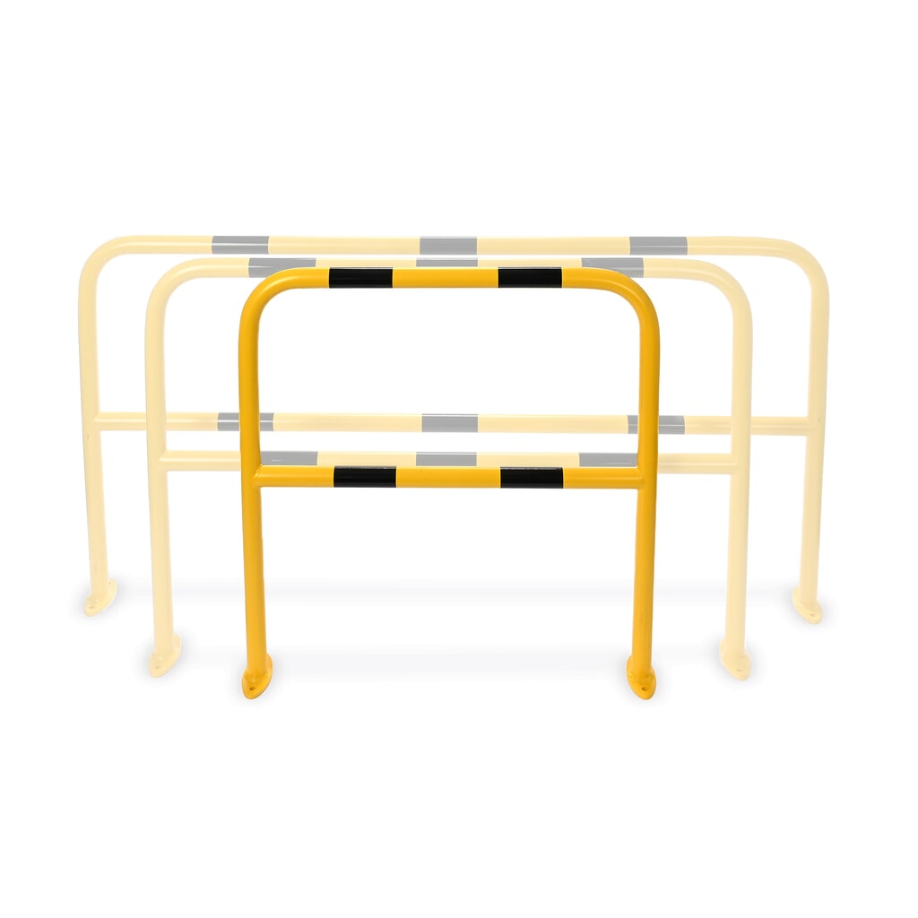 Steinbock® kabłąk ochronny, użytek wewnętrzny, wys. x dł. 1000 x 1000 mm, Ø 76 mm Zdjęcie produktu nr 5: Steinbock® kabłąk ochronny, użytek wewnętrzny, wys. x dł. 1000 x 1000 mm, Ø 76 mm