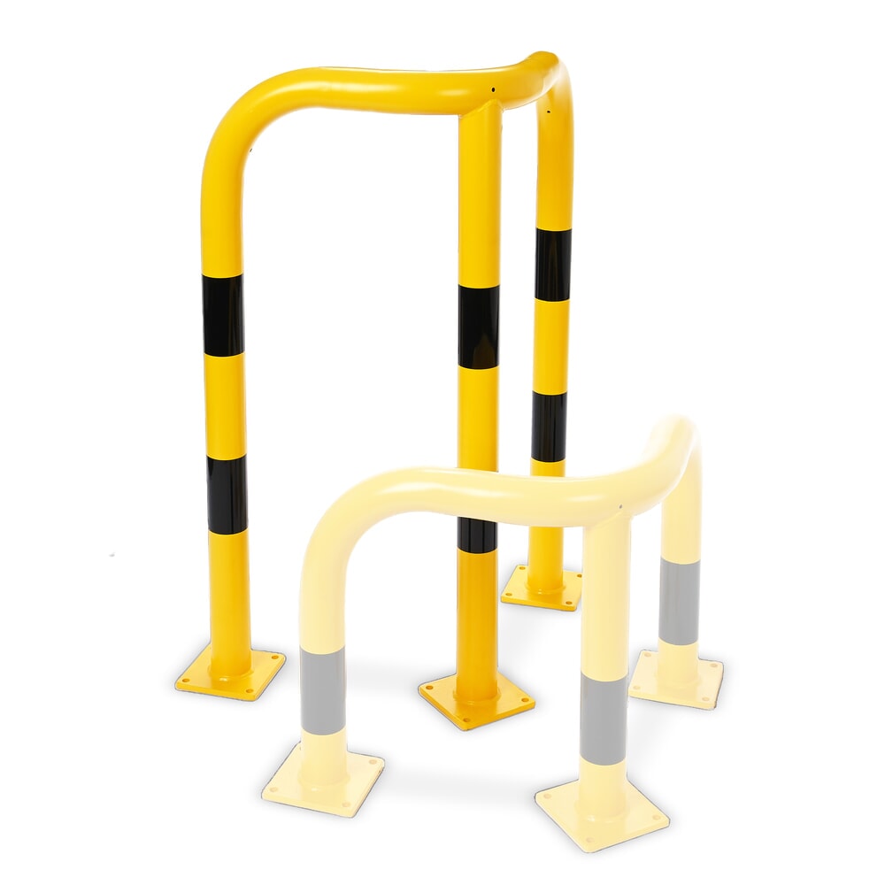 Zdjęcie produktu nr 6: Steinbock® narożny pałąk odbojowy, do zastosowań w pomieszczeniach, wys. x dł. 1200 x 600 mm, Ø 76 mm