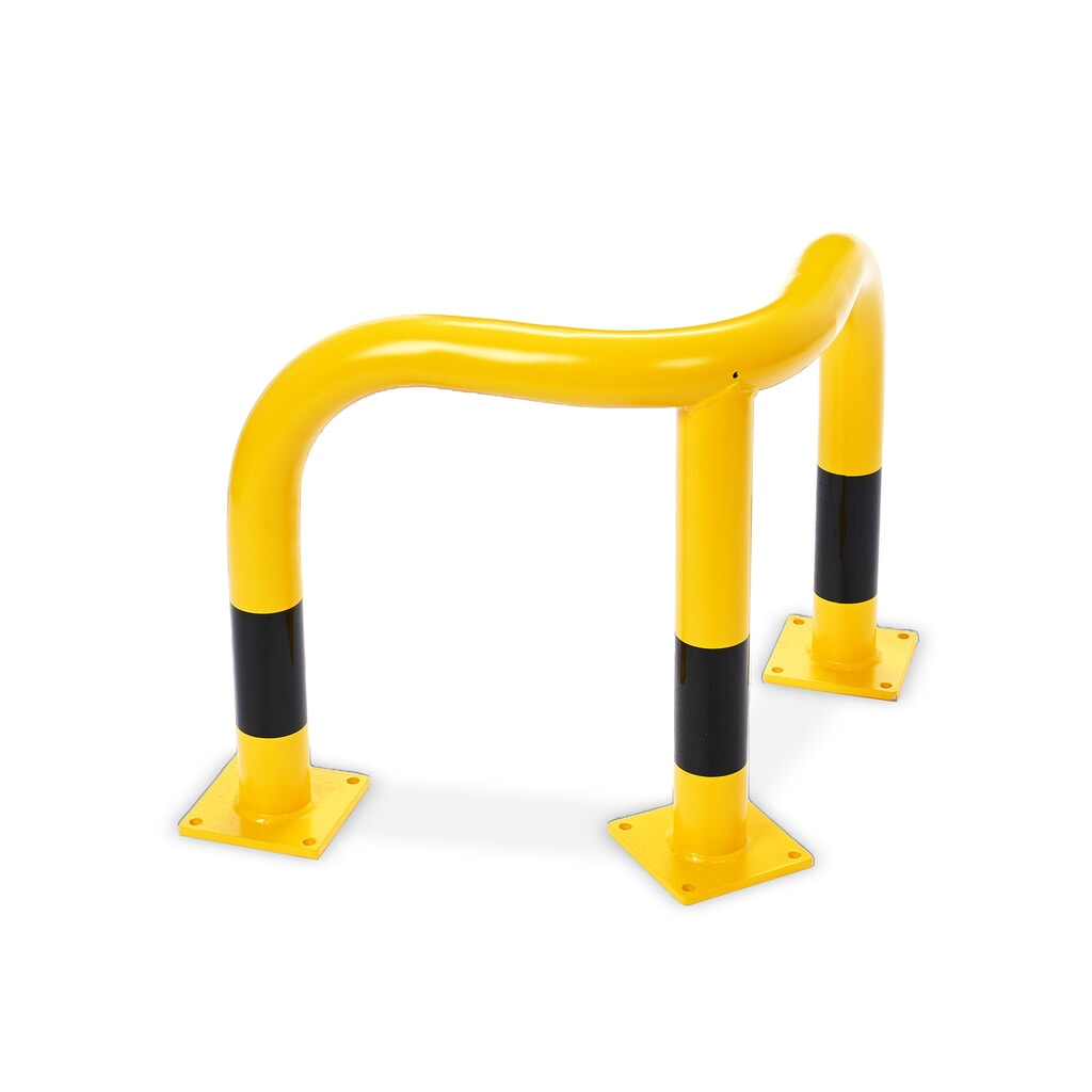 Steinbock® narożny pałąk odbojowy, do zastosowań w pomieszczeniach, wys. x dł. 600 x 600 mm, Ø 76 mm Zdjęcie produktu: Steinbock® narożny pałąk odbojowy, do zastosowań w pomieszczeniach, wys. x dł. 600 x 600 mm, Ø 76 mm