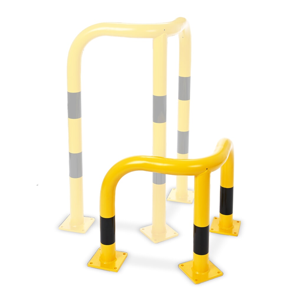 Zdjęcie produktu nr 5: Steinbock® narożny pałąk odbojowy, do zastosowań w pomieszczeniach, wys. x dł. 600 x 600 mm, Ø 76 mm