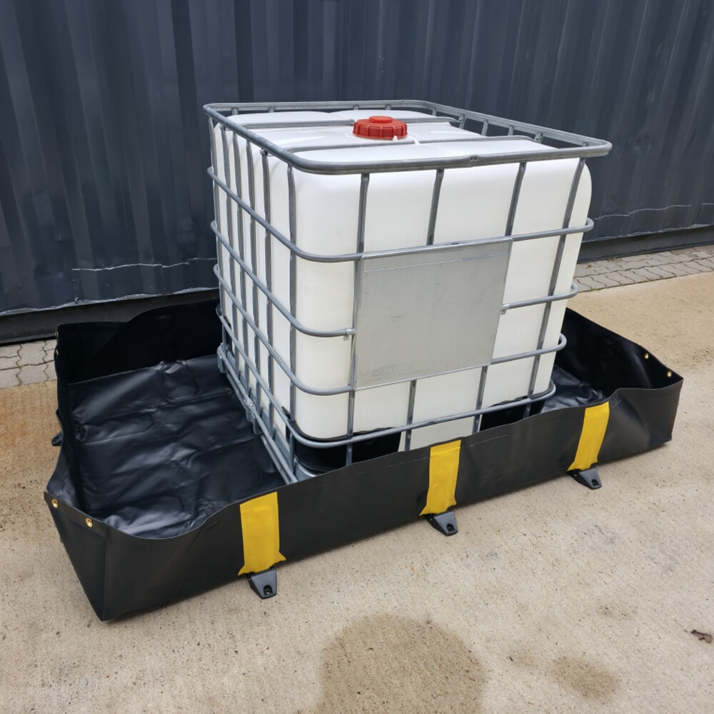 Zdjęcie produktu nr 7: Składana wanna wychwytowa Steinbock® Ultra z PCW, wys. x szer. x gł. 305 x 6100 x 6100 mm, pojemność 11.318 l