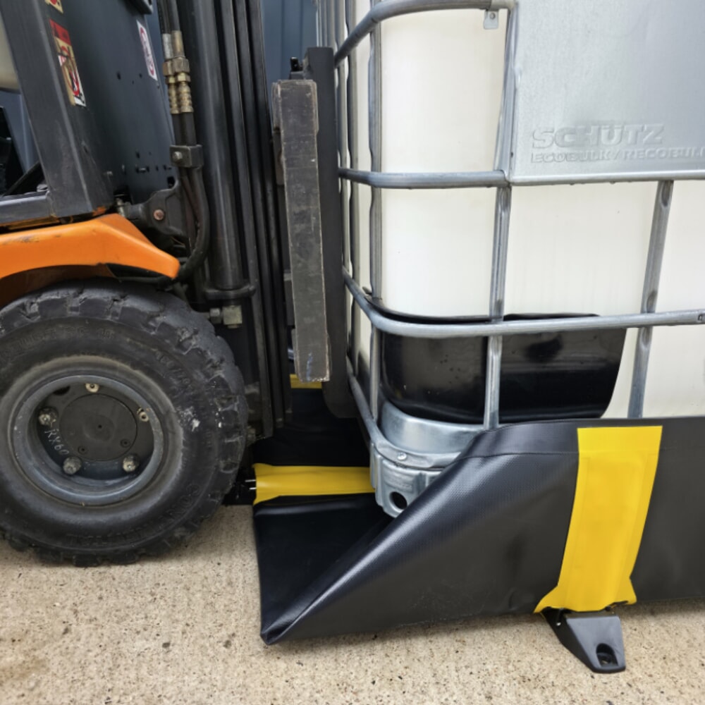 Zdjęcie produktu nr 8: Składana wanna wychwytowa Steinbock® Ultra z PCW, wys. x szer. x gł. 305 x 6100 x 6100 mm, pojemność 11.318 l