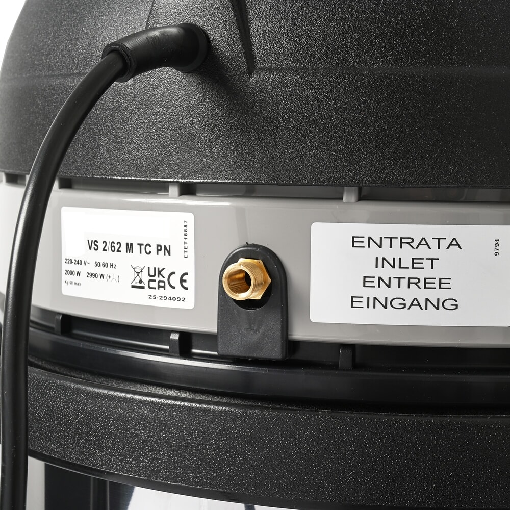 Zdjęcie produktu nr 7: Steinbock® odkurzacz przemysłowy, suchy, VS 2/62 M TC PN, klasa M, maks. 2400 W, 62 l, stal szlachetna