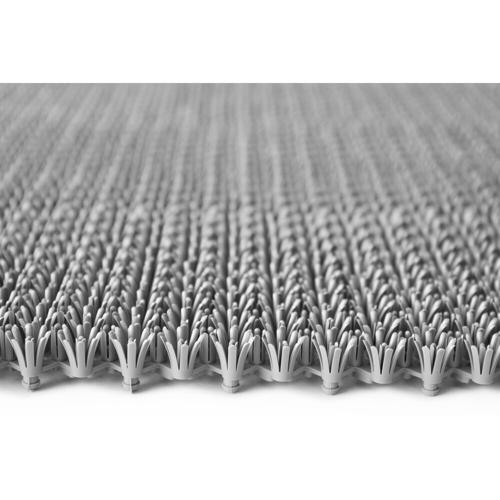 Zdjęcie produktu nr 4: Mata podłogowa do zgrubnych zabrudzeń, PE, szerokość x głębokość 570 × 860 mm, kolor jasnoszary