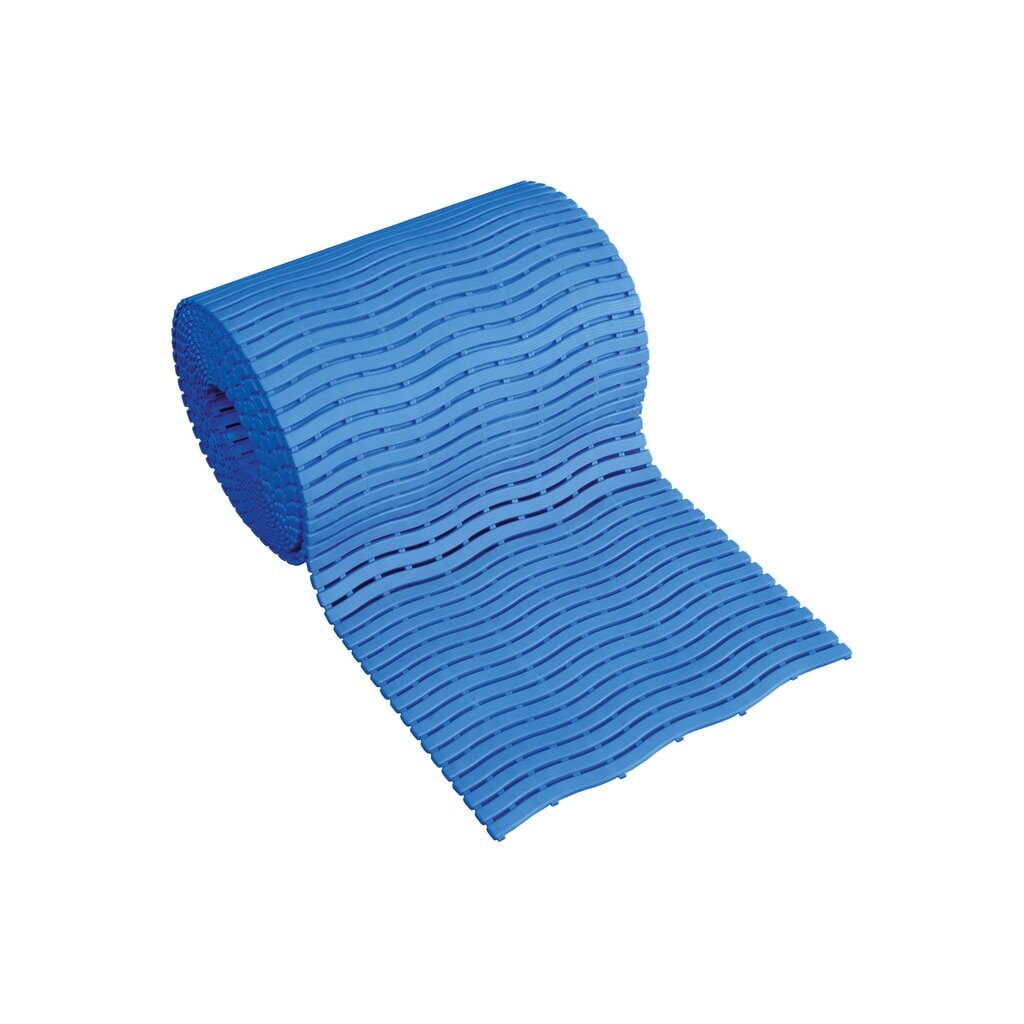 Mata siatkowa Yoga Soft Step, PE, przycięcie na metr bieżący, szer. × gł. 600 x 1000 mm, kolor niebieski Zdjęcie produktu nr 1: Mata siatkowa Yoga Soft Step, PE, przycięcie na metr bieżący, szer. × gł. 600 x 1000 mm, kolor niebieski