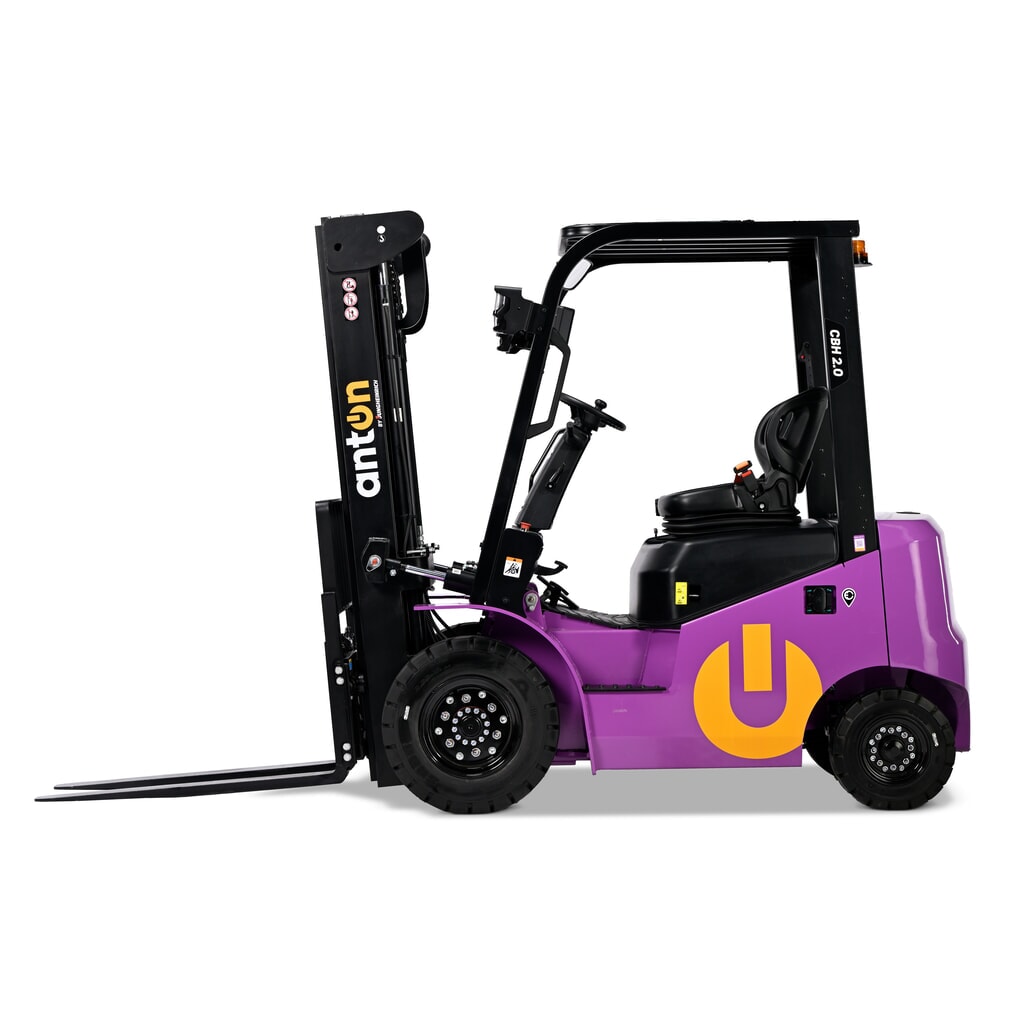 Zdjęcie produktu: AntOn by Jungheinrich elektryczny wózek widłowy CBH 2.0 z podwójnym masztem teleskopowym, wysokość podnoszenia 3300 mm, udźwig 2000 kg, w zestawie wbudowana ładowarka