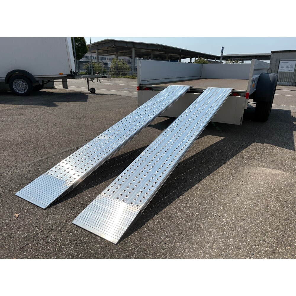 Zdjęcie produktu nr 6: Aluminiowa szyna przeładunkowa, antypoślizgowa, nośność 435 kg/szt., szer. x dł. 200 x 1 500 mm