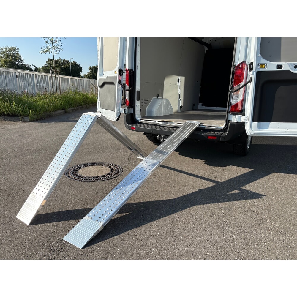 Zdjęcie produktu nr 3: Szyny przeładunkowe, składane, nośność 750 kg/para, szer. x dł. 400 x 2 535 mm