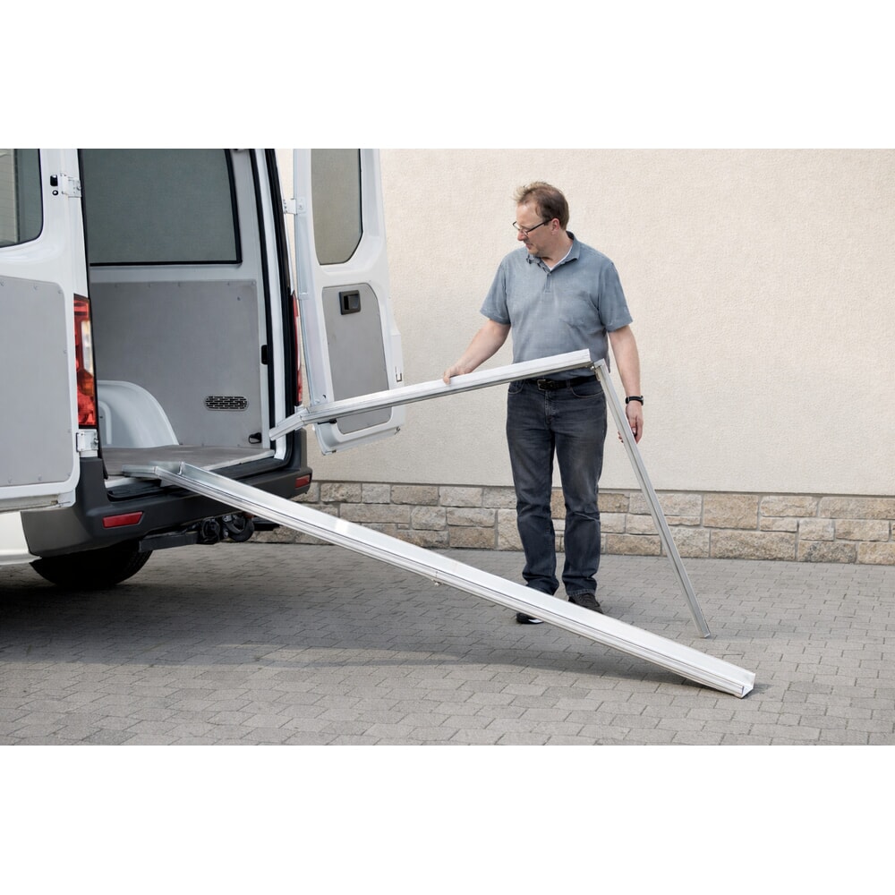 Zdjęcie produktu nr 3: Rampa rozładunkowa Altec ABS-F, składana, udźwig 400 kg, dł. x szer. 1500 x 235 mm