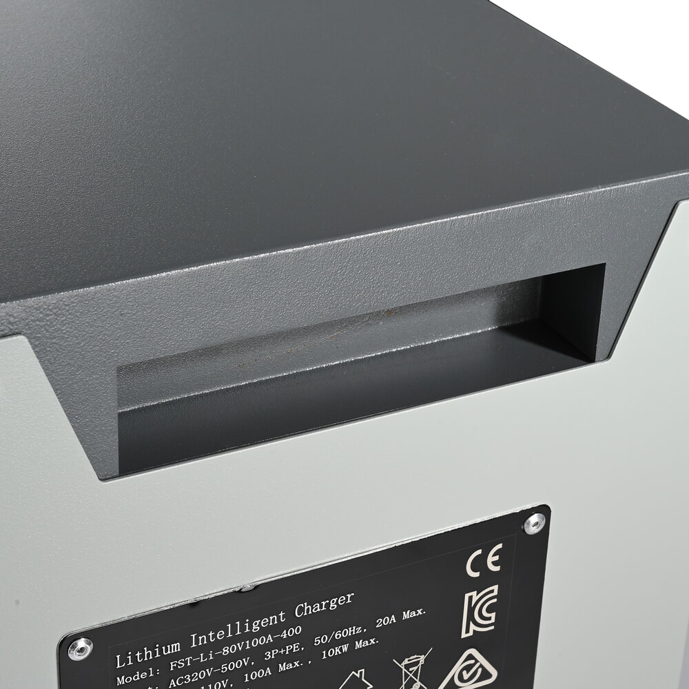 Zdjęcie produktu nr 9: Ładowarka zewnętrzna D400, 80 V, 100 A, CEE czerwona 32A, 4-pinowa – 3P+E do elektrycznego wózka widłowego AntOn by Jungheinrich CBH 2.0