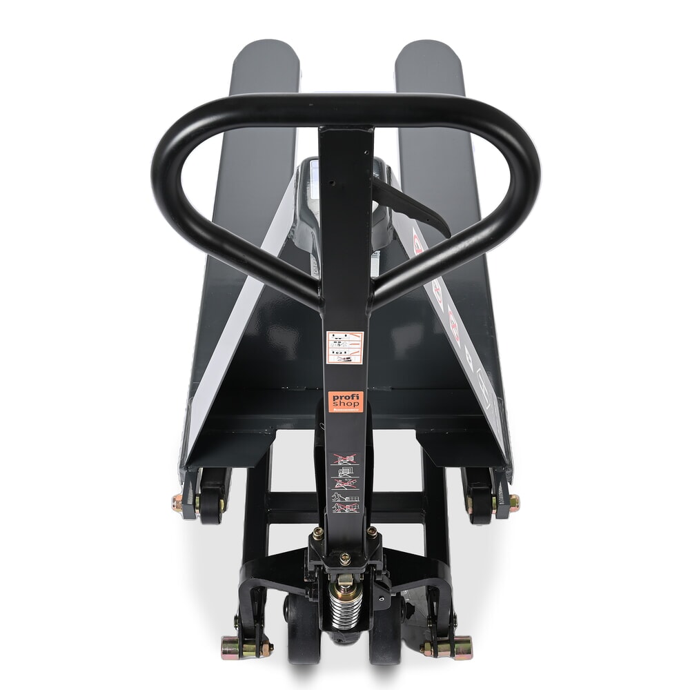 Zdjęcie produktu nr 4: Wózek paletowy z podnośnikiem nożycowym HEMMDAL PTM 1.0 Scissor, udźwig 1000 kg, długość wideł 1150 mm, poliuretan, pojedyncza rolka