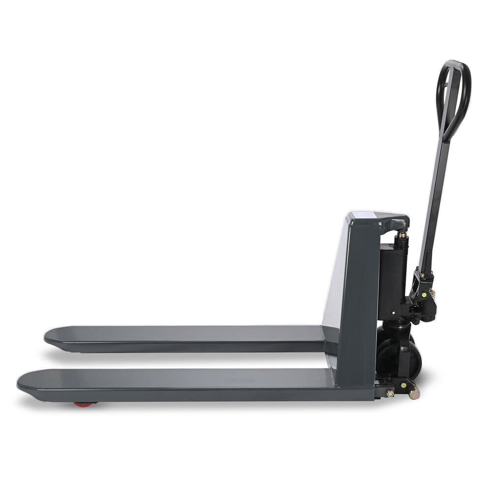 Zdjęcie produktu nr 7: Wózek paletowy z podnośnikiem nożycowym HEMMDAL PTM 1.0 Scissor, udźwig 1000 kg, długość wideł 1150 mm, poliuretan, pojedyncza rolka