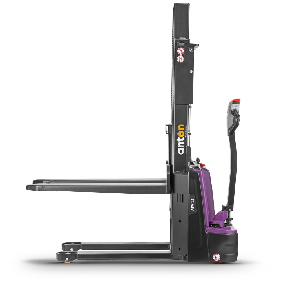 Zdjęcie produktu nr 10: AntOn by Jungheinrich akumulatorowy wózek podnośnikowy PSM 1.2 z podwójnym masztem teleskopowym, udźwig 1200 kg, wysokość podnoszenia 2522 mm