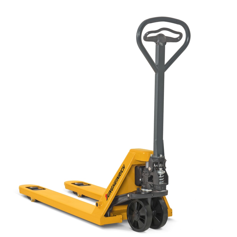 Zdjęcie produktu nr 1: Ręczny wózek paletowy Jungheinrich AM 20, udźwig 2000 kg, długość wideł 1150 mm, poliuretan, rolki tandemowe