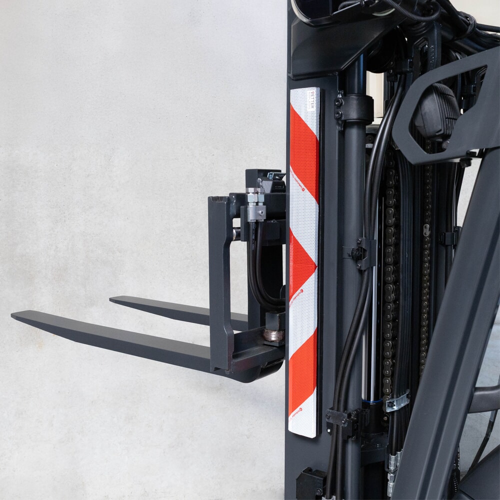 Zdjęcie produktu nr 4: Listwa ostrzegawcza VETTER z magnesami, wys. x szer. x gł. 80 x 800 x 40 mm