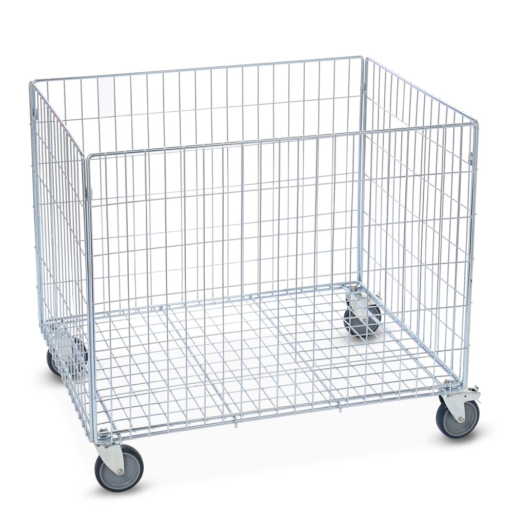 Zdjęcie produktu: Pojemnik na kółkach HEMMDAL z czterema rolkami skrętnymi, wys. × szer. × gł.: 735 × 630 × 830 mm, udźwig 60 kg