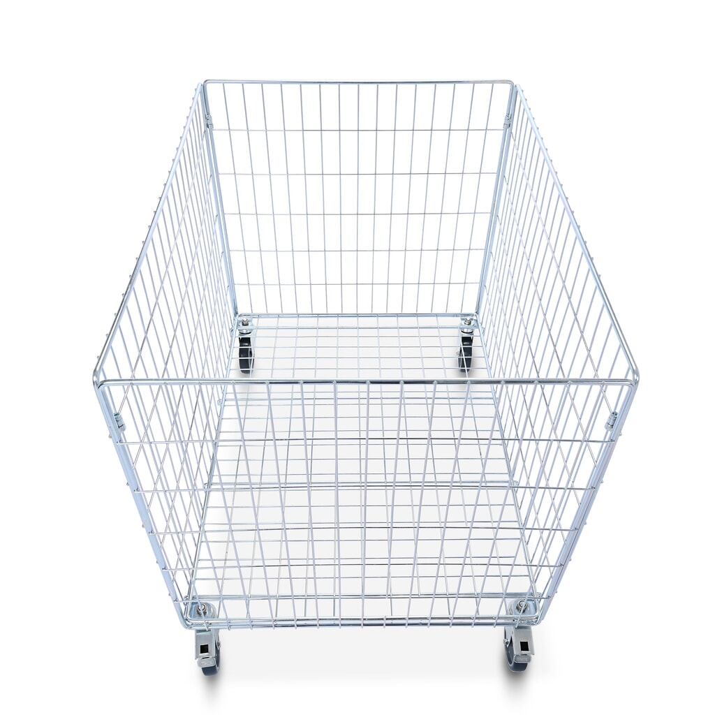 Zdjęcie produktu nr 3: Pojemnik na kółkach HEMMDAL z czterema rolkami skrętnymi, wys. × szer. × gł.: 735 × 630 × 830 mm, udźwig 60 kg