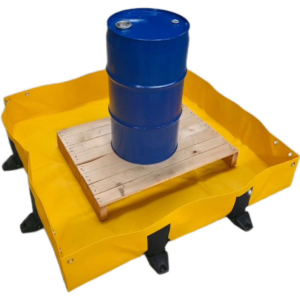 Zdjęcie produktu: Składana wanna wychwytowa Steinbock® Light z PCW, wys. x szer. x gł. 203 x 1200 x 1200 mm, pojemność 299 l