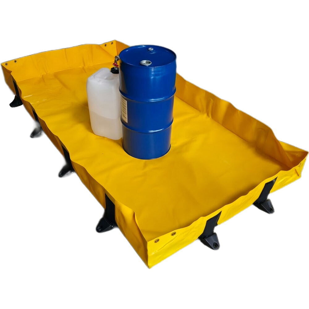Zdjęcie produktu: Składana wanna wychwytowa Steinbock® Light z PCW, wys. x szer. x gł. 203 x 1200 x 2400 mm, pojemność 602 l