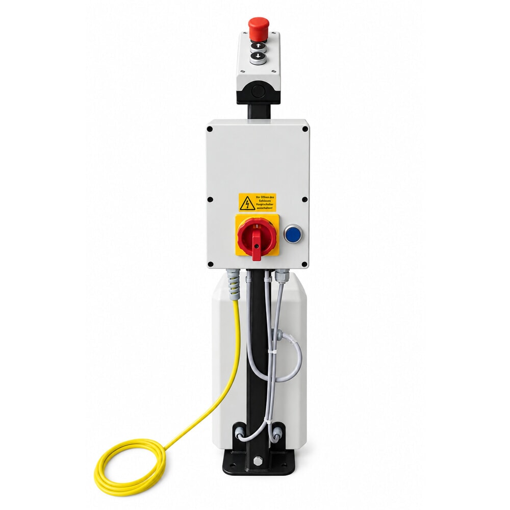 Zdjęcie produktu nr 3: Płaski stół podnośny nożycowy FLEXLIFT, zamknięty, udźwig 600 kg, platforma 1400 x 900 mm, 230 V