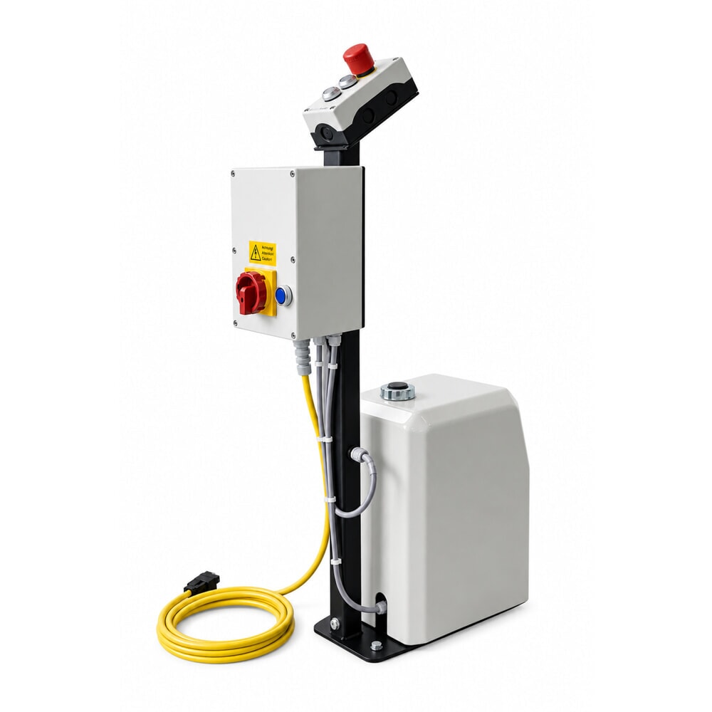Zdjęcie produktu nr 4: Płaski stół podnośny nożycowy FLEXLIFT, zamknięty, udźwig 600 kg, platforma 1400 x 900 mm, 230 V