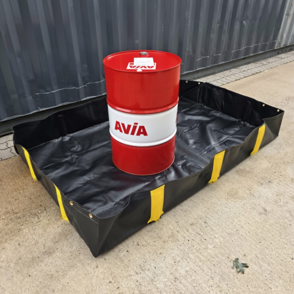 Zdjęcie produktu: Składana wanna wychwytowa Steinbock® Ultra z PCW, wys. x szer. x gł. 305 x1200 x 1800 mm, pojemność 662 l