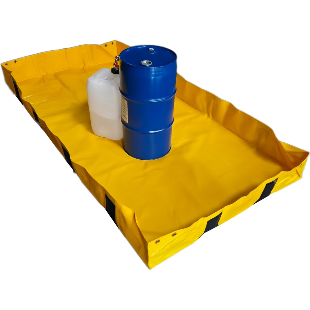 Zdjęcie produktu: Składana wanna wychwytowa Steinbock® Light z PCW, wys. x szer. x gł. 203 x 1200 x 2400 mm, pojemność 602 l