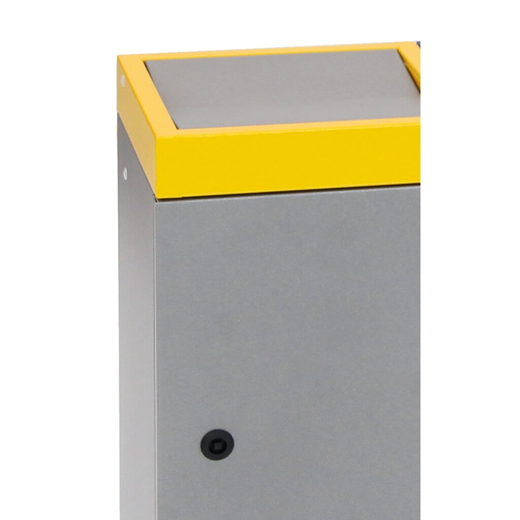Pojemnik na surowce wtórne stumpf® z drzwiczkami, 4 x 30 l, kolorowy Zdjęcie produktu nr 2: Pojemnik na surowce wtórne stumpf® z drzwiczkami, 4 x 30 l, kolorowy