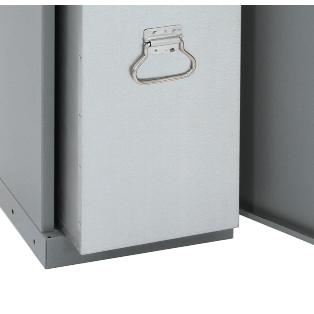 Pojemnik na surowce wtórne stumpf® z drzwiczkami, 1 x 30 l, pokrywa zielona Zdjęcie produktu nr 2: Pojemnik na surowce wtórne stumpf® z drzwiczkami, 1 x 30 l, pokrywa zielona