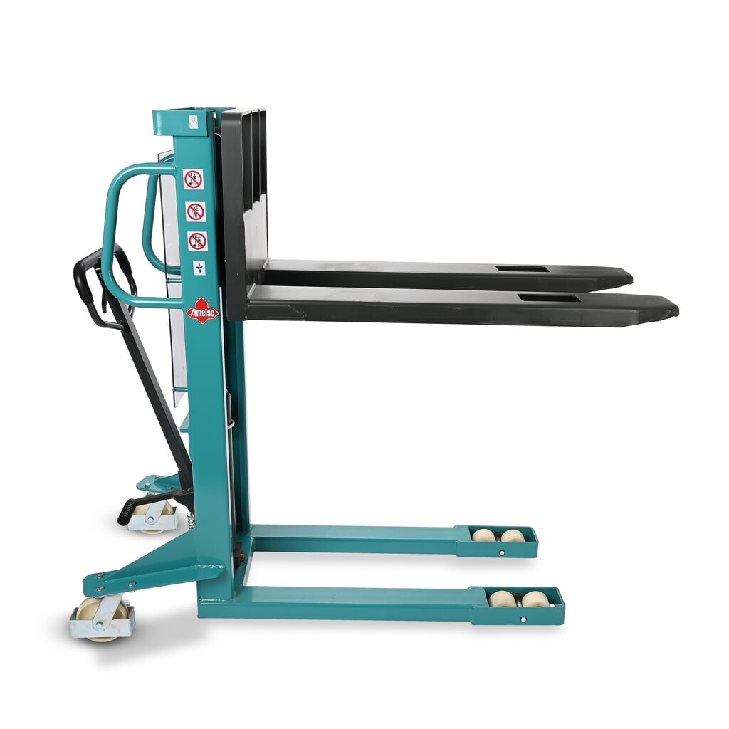 Zdjęcie produktu nr 4: Hydrauliczny wózek widłowy Ameise® PSM 1.0 z masztem pojedynczym, wysokość podnoszenia 1000 mm, udźwig 1000 kg