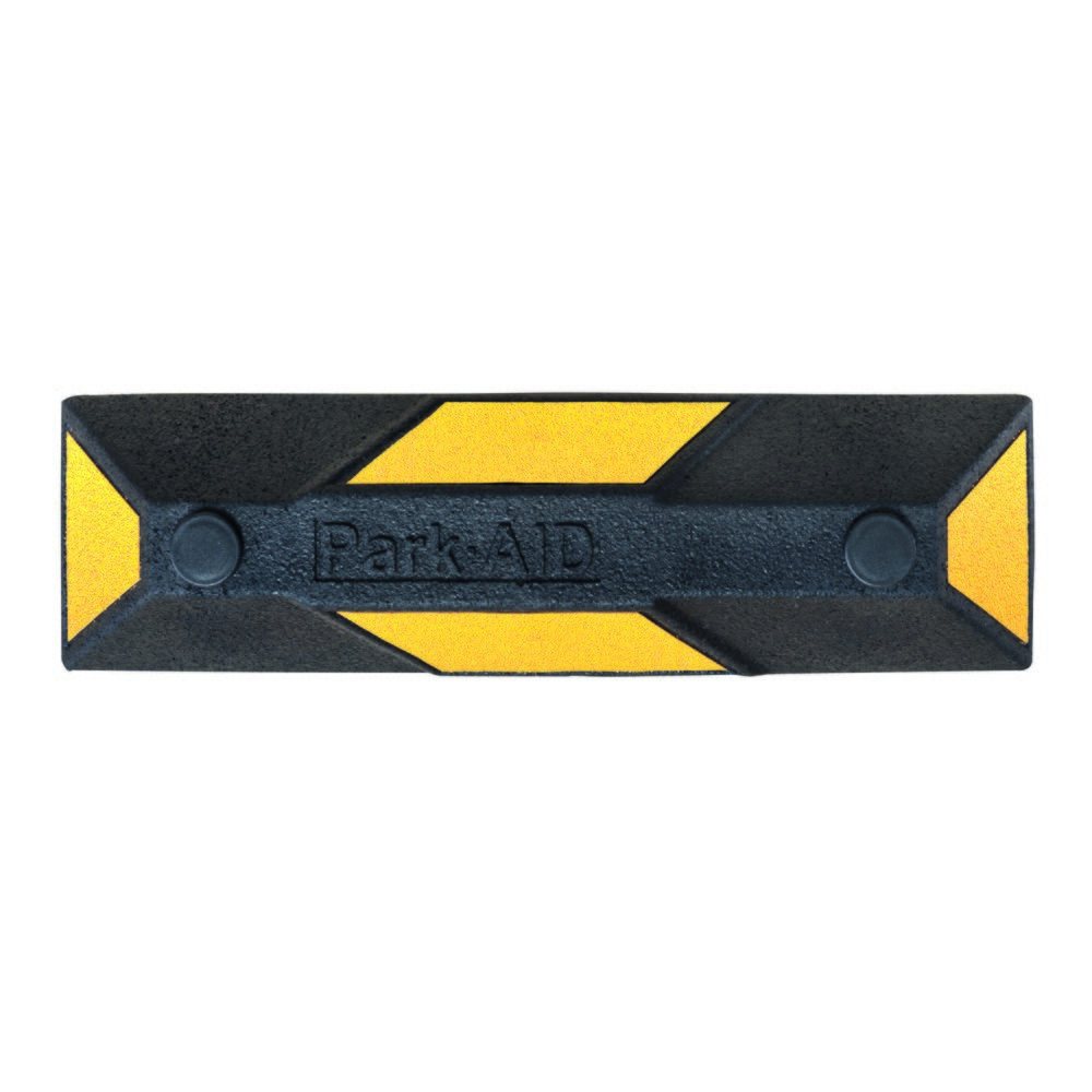 Zdjęcie produktu nr 2: Park-Aid® ogranicznik kół czarny z żółtymi paskami odblaskowymi szerokość 550 mm