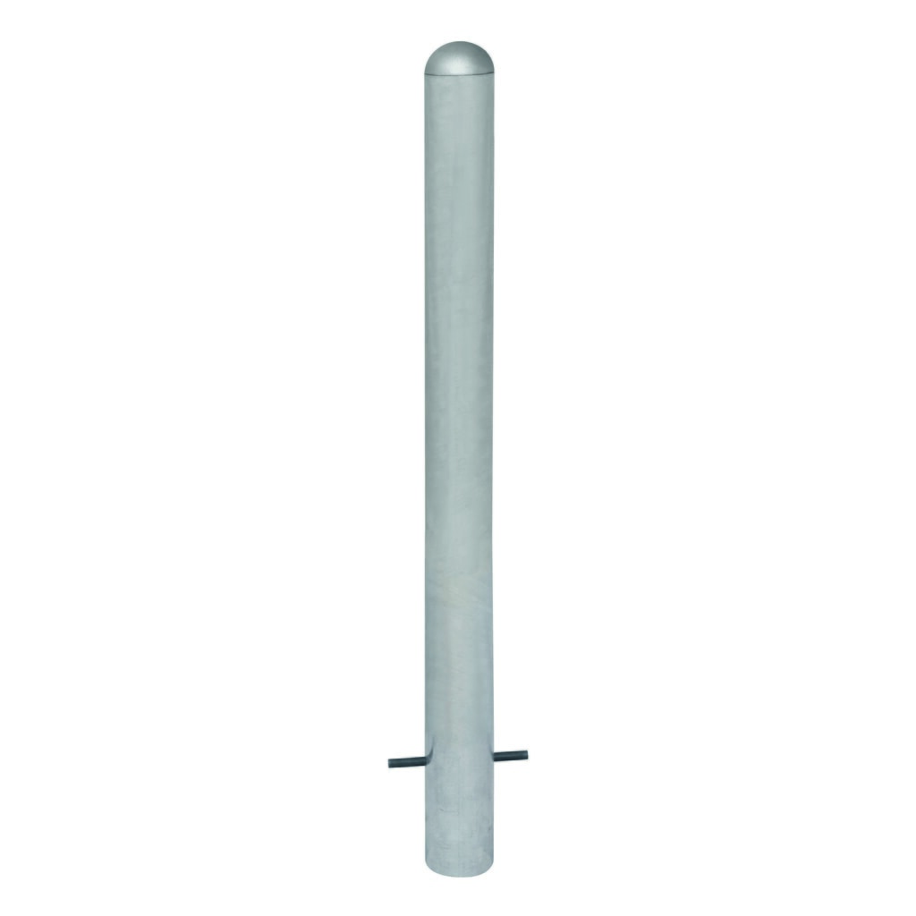 Słupek ochronny do stacji ładujących I, Ø 108 mm, wysokość 1200 mm, do osadzania w betonie, stal, bez pierścieni odblaskowych Zdjęcie produktu: Słupek ochronny do stacji ładujących I, Ø 108 mm, wysokość 1200 mm, do osadzania w betonie, stal, bez pierścieni odblaskowych