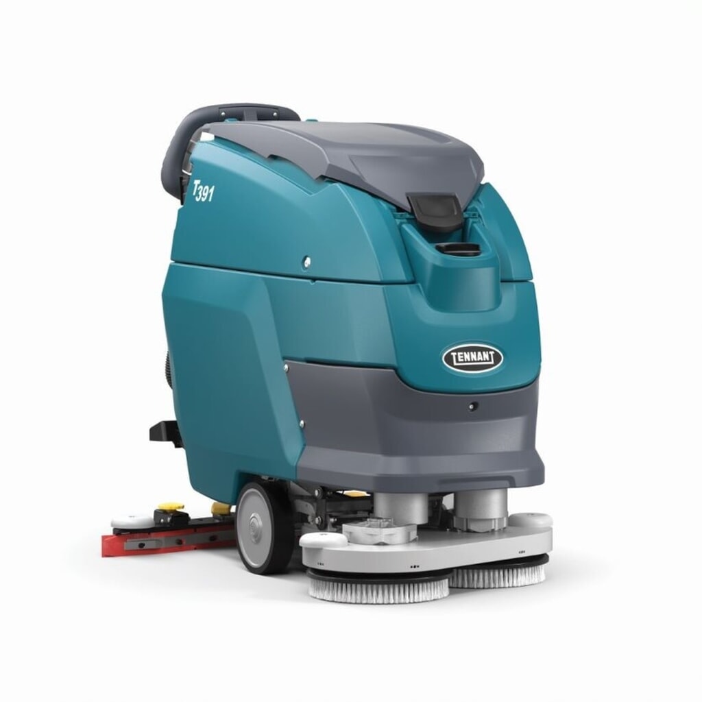 Automat szorująco-zbierający Tennant® T391 BT 70, akumulator, szczotka 350 mm Zdjęcie produktu nr 1: Automat szorująco-zbierający Tennant® T391 BT 70, akumulator, szczotka 350 mm