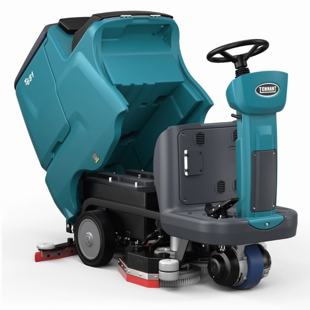 Automat szorująco-zbierający Tennant® T681 BT 70, akumulator, szczotka 340 mm Zdjęcie produktu nr 3: Automat szorująco-zbierający Tennant® T681 BT 70, akumulator, szczotka 340 mm